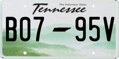 TN license plate B0795V