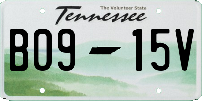 TN license plate B0915V