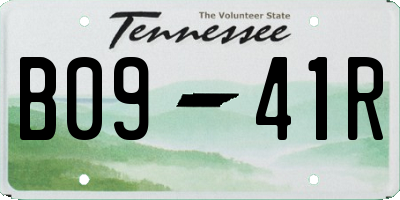 TN license plate B0941R