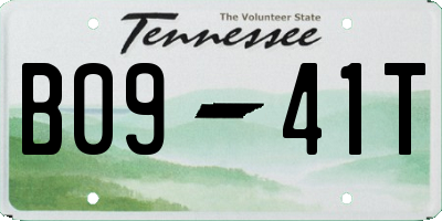 TN license plate B0941T