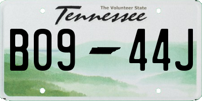 TN license plate B0944J