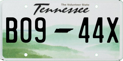 TN license plate B0944X
