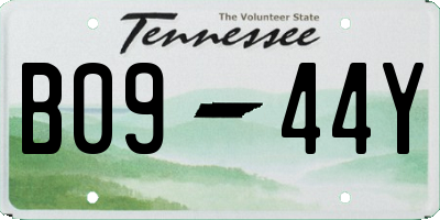 TN license plate B0944Y