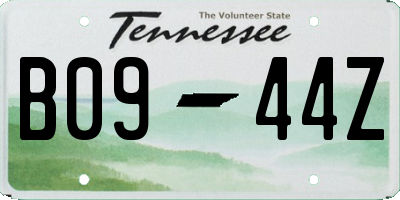 TN license plate B0944Z