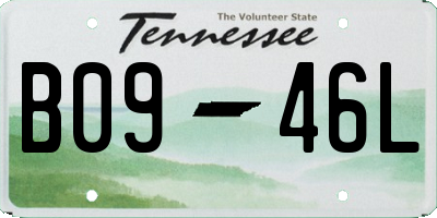 TN license plate B0946L