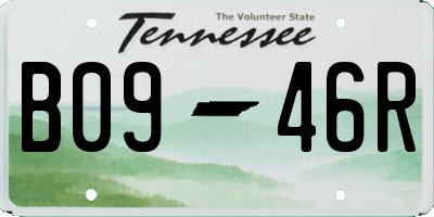TN license plate B0946R