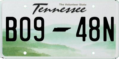 TN license plate B0948N