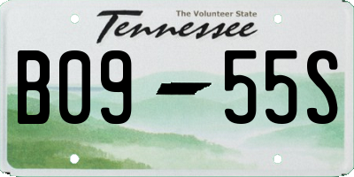 TN license plate B0955S