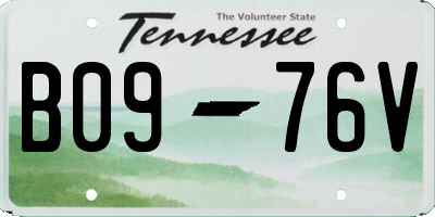 TN license plate B0976V