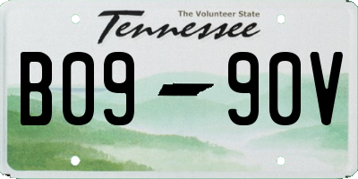 TN license plate B0990V