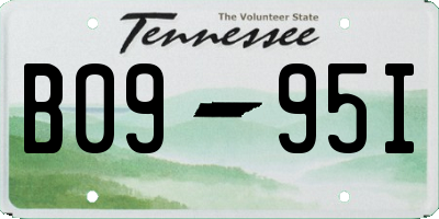 TN license plate B0995I