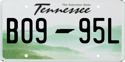 TN license plate B0995L