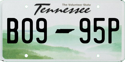 TN license plate B0995P