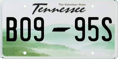 TN license plate B0995S