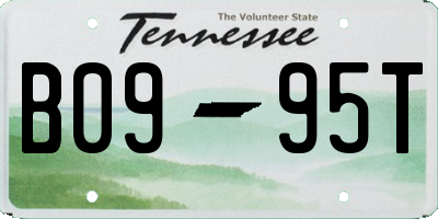 TN license plate B0995T