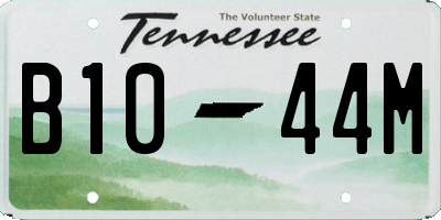 TN license plate B1044M