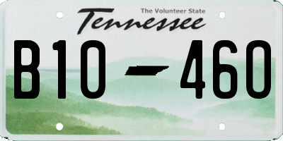 TN license plate B1046O