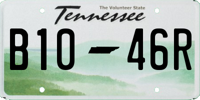 TN license plate B1046R