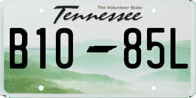 TN license plate B1085L
