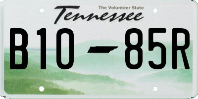 TN license plate B1085R