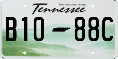TN license plate B1088C