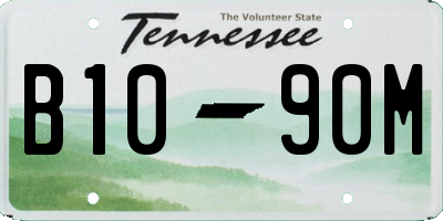 TN license plate B1090M