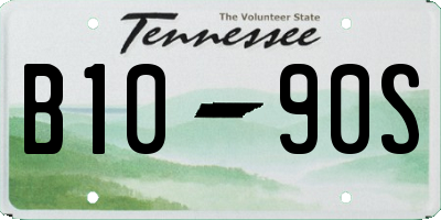 TN license plate B1090S