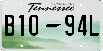 TN license plate B1094L