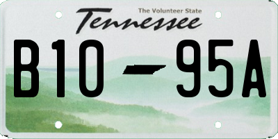 TN license plate B1095A