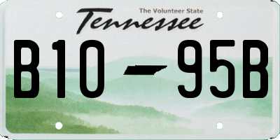 TN license plate B1095B