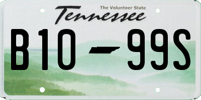 TN license plate B1099S