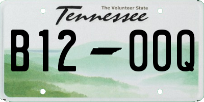 TN license plate B1200Q