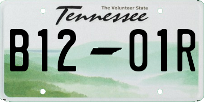 TN license plate B1201R