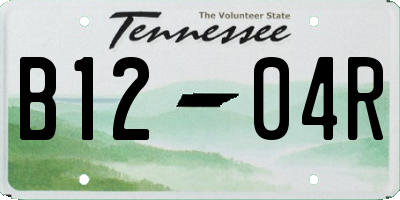 TN license plate B1204R