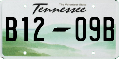 TN license plate B1209B