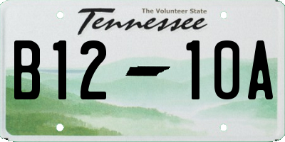TN license plate B1210A