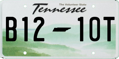 TN license plate B1210T