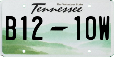 TN license plate B1210W