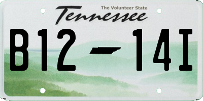 TN license plate B1214I