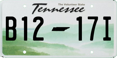 TN license plate B1217I