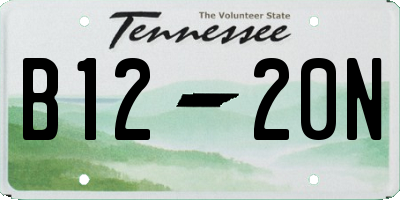 TN license plate B1220N