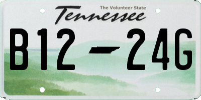 TN license plate B1224G