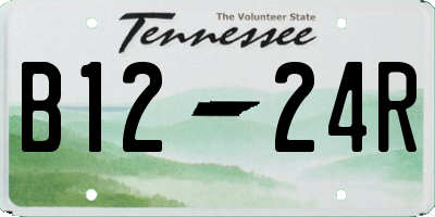 TN license plate B1224R