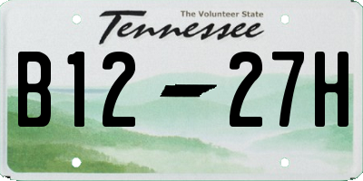 TN license plate B1227H