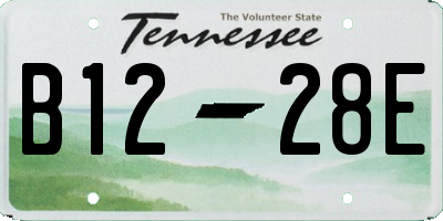 TN license plate B1228E