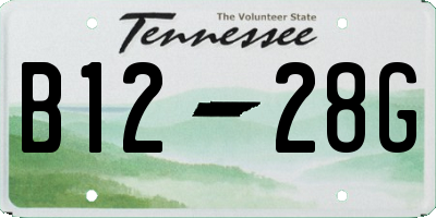 TN license plate B1228G