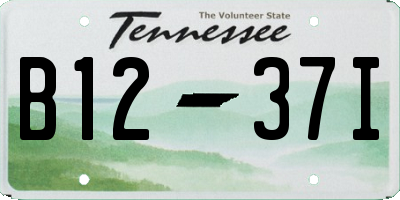 TN license plate B1237I