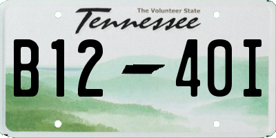 TN license plate B1240I