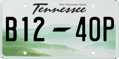TN license plate B1240P