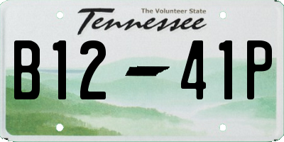 TN license plate B1241P